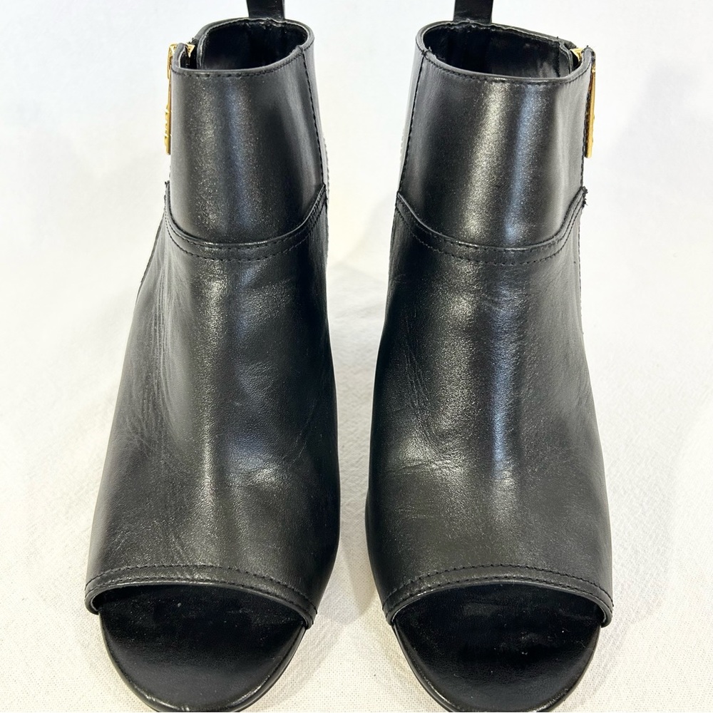 Open Toe, Side Zipper, Chunky Heel - image 4